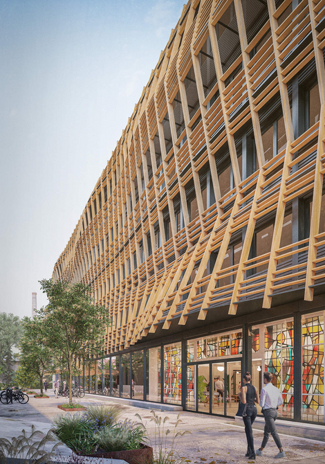 Rénovation des façades et assainissement intérieur de la Haute école de gestion de Fribourg