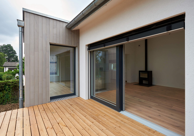 Rénovation énergétique et agrandissement bois d'une maison des années 60