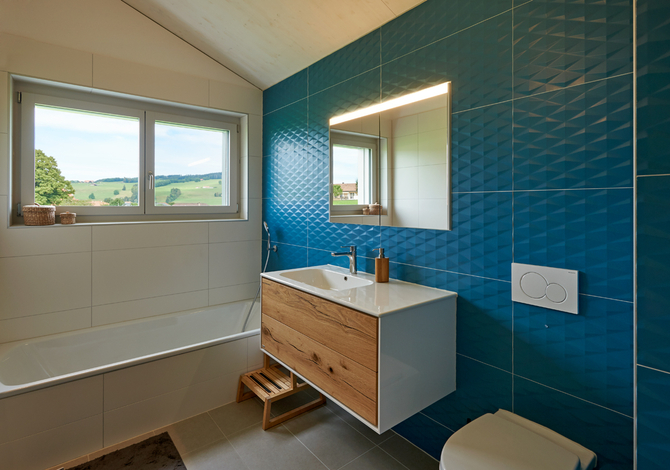 Construction d'une maison familiale passive en bois suisse