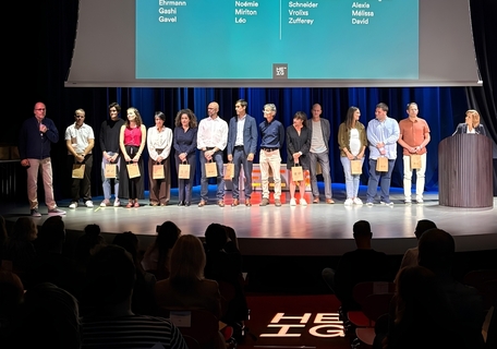 Cérémonie de remise de diplôme de formation continue de la HEIG-VD: deux collaboratrices de LUTZ architectes récompensées
