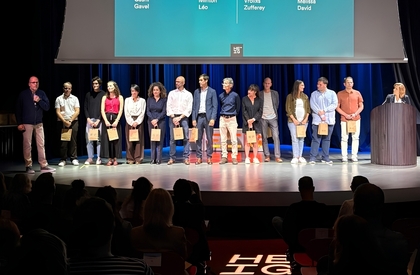 Cérémonie de remise de diplôme de formation continue de la HEIG-VD: deux collaboratrices de LUTZ architectes récompensées