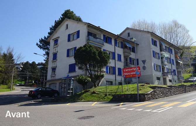 Assainissement thermique et surélévation bois d'un immeuble locatif: état avant travaux