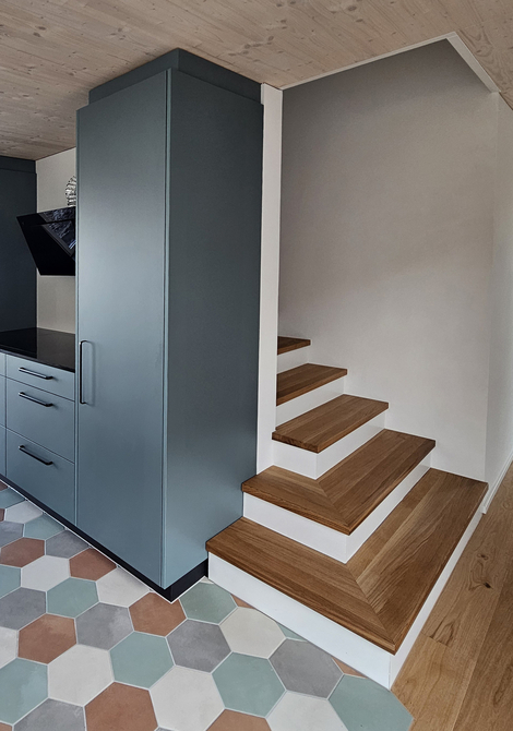 Maison familiale en bois à Middes, Fribourg