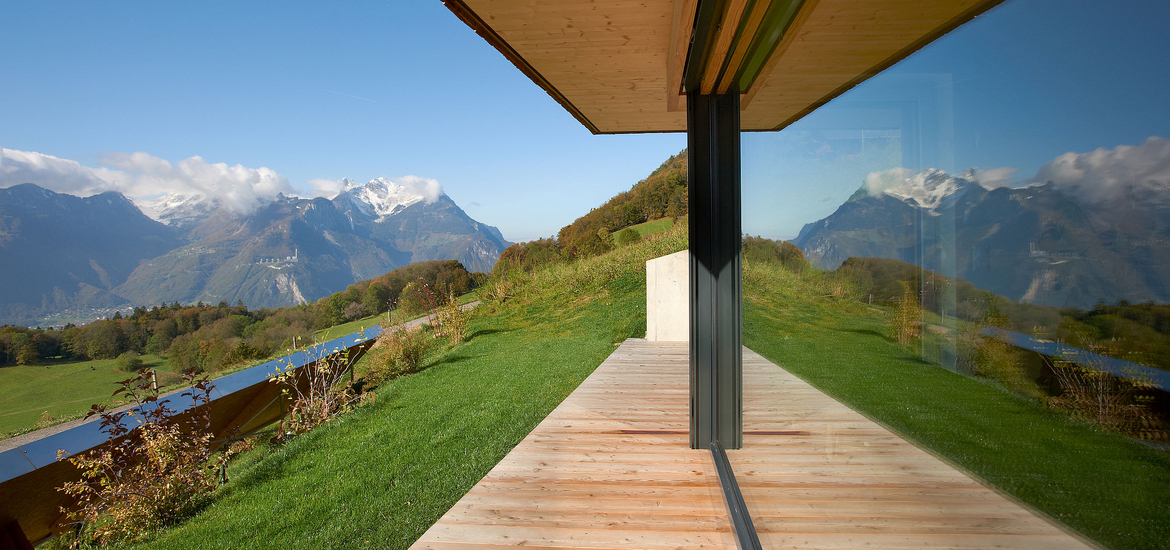 Construction d'un chalet contemporain en bois Minergie-P