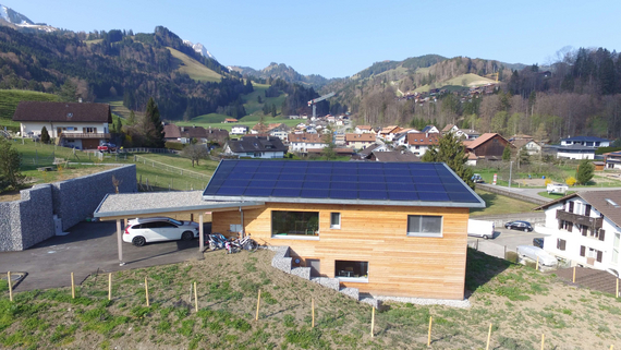 Prix solaire suisse 2020: maison à énergie positive à Pringy