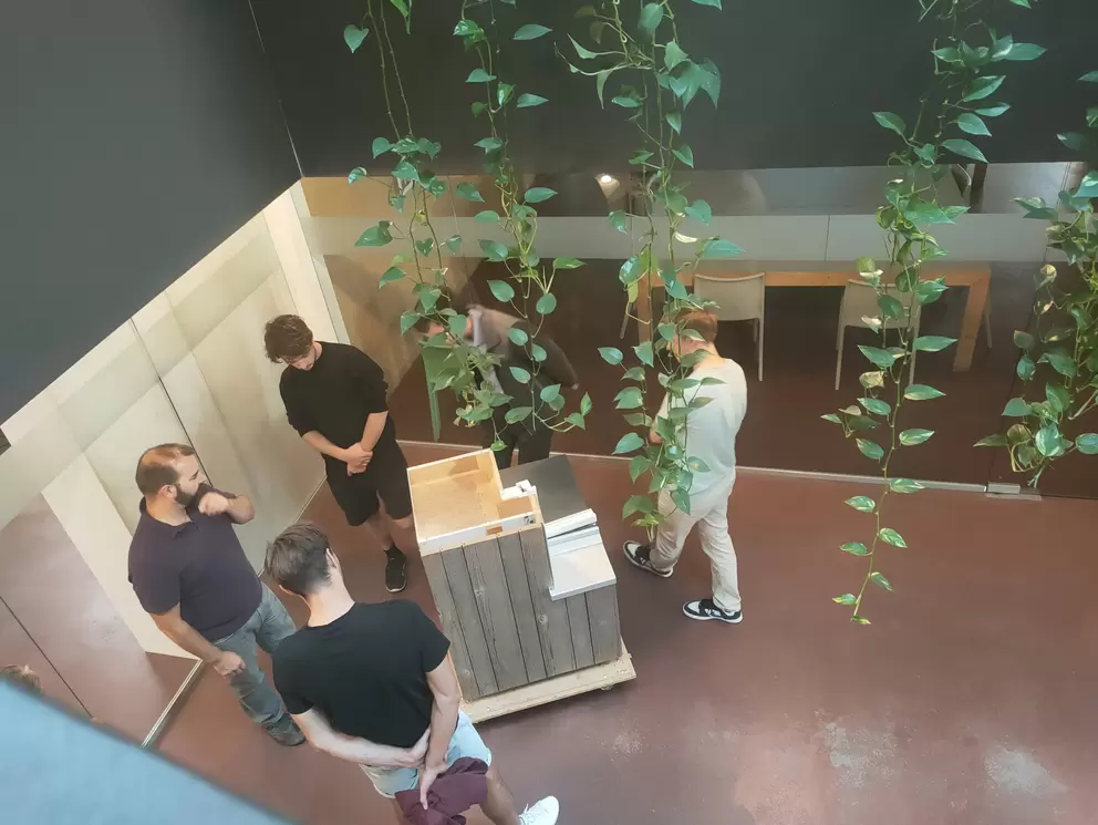 Des étudiants de la HEIA-FR en visite au GreenOffices