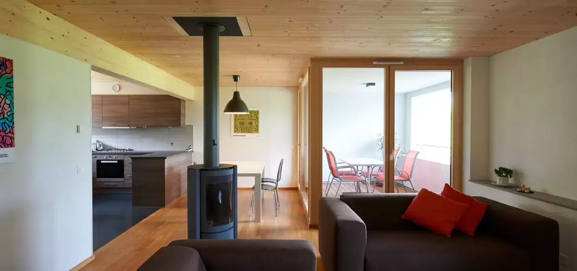 Rénovation d'une ancienne maison villageoise: état après travaux