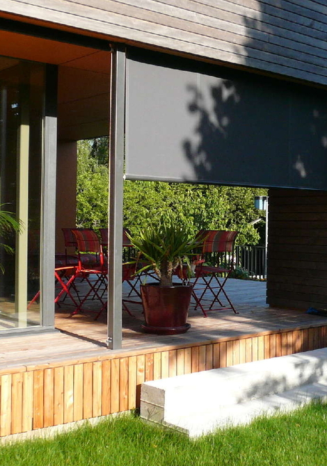Villa contemporaine faible consommation d'énergie