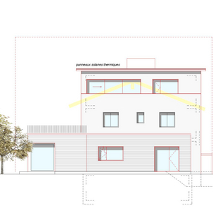 Plans de la rénovation d'une maison à Fribourg