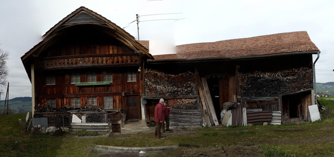 Rénovation d'une ferme, état avant travaux 