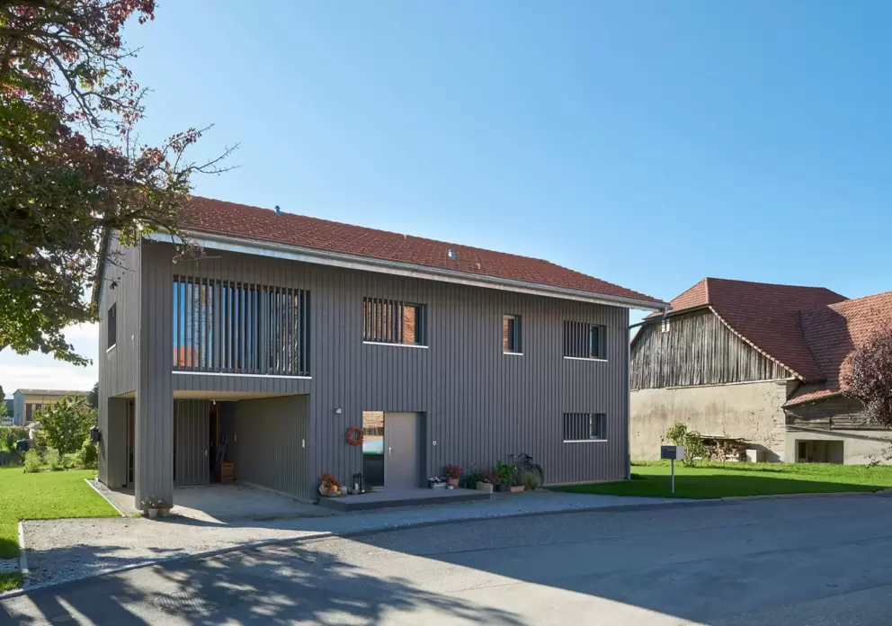 Maison écologique en Suisse