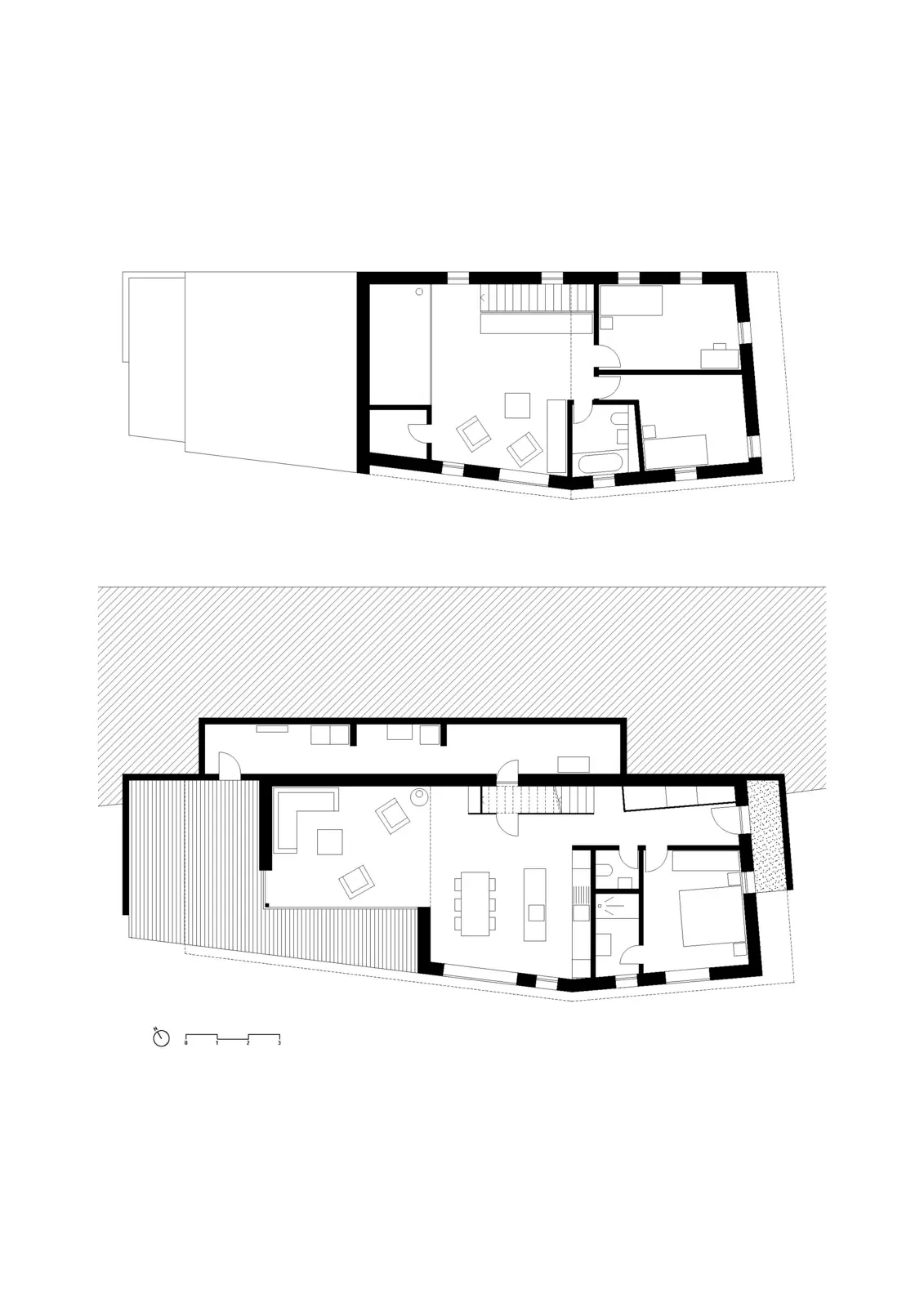 Plans d'une maison d'architecte écologique personnalisée