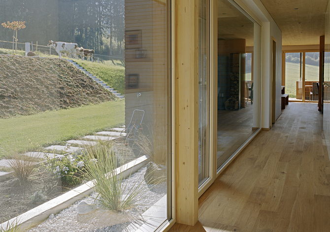 Maison à ossature bois écologique Minergie