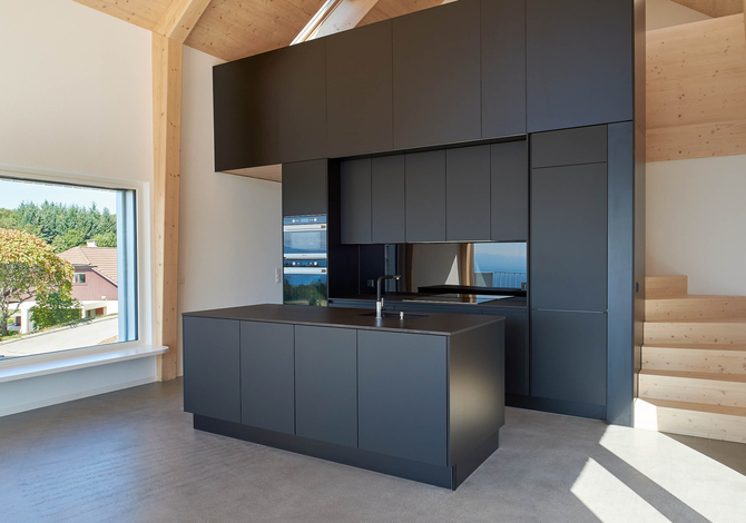 Maison bois contemporaine dans le Lavaux
