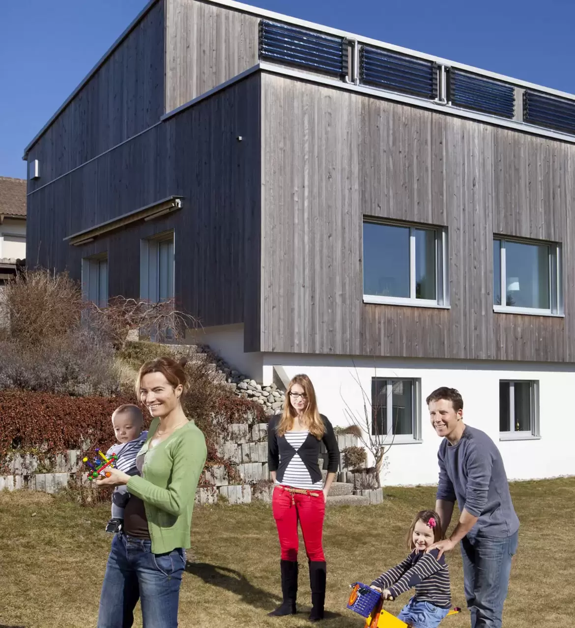 Rénovation énergétique d'une maison des années 60 à Villars-sur-Glâne (Fribourg)