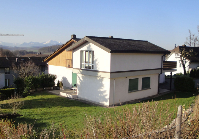 Rénovation et extension d'une maison à Villars-sûr-Glâne: état avant travaux