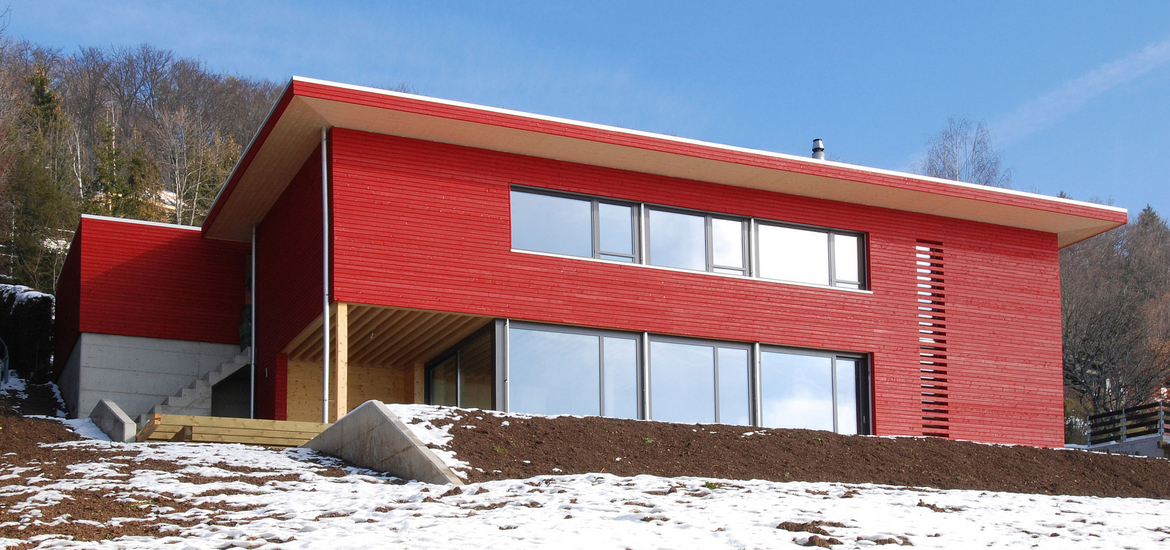 Villa familiale Minergie à faible consommation d'énergie au Mont-Pélerin