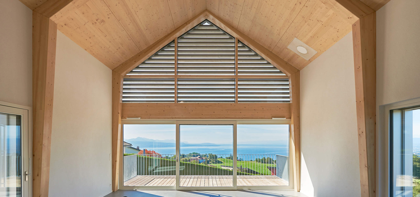 Le bureau d'architectes Lutz Architectes est le spécialiste de la construction bois en Suisse romande