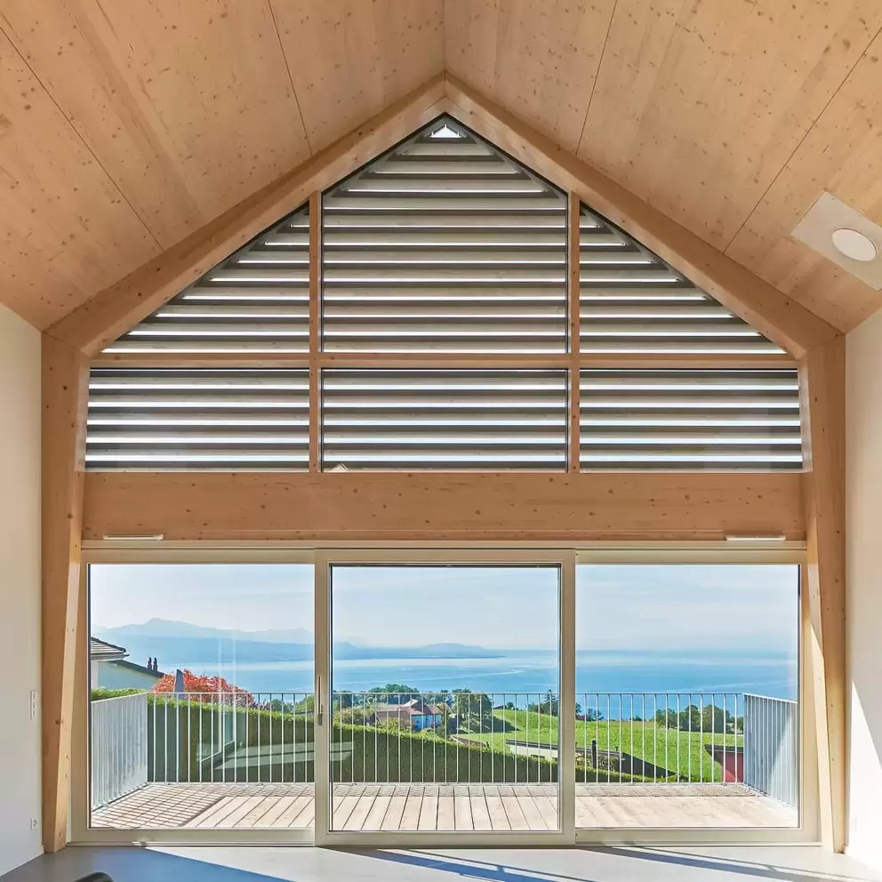 Maison bois contemporaine dans le Lavaux