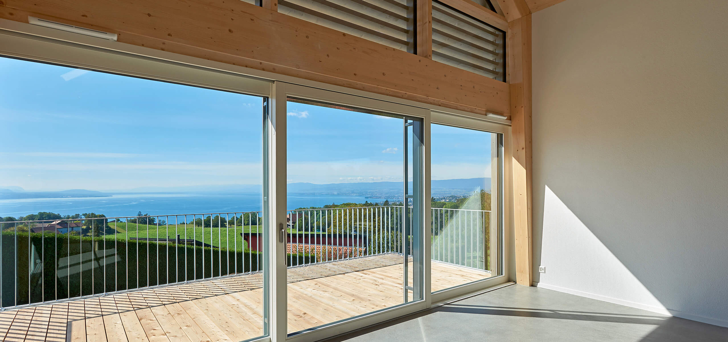Maison bois dans le Lavaux