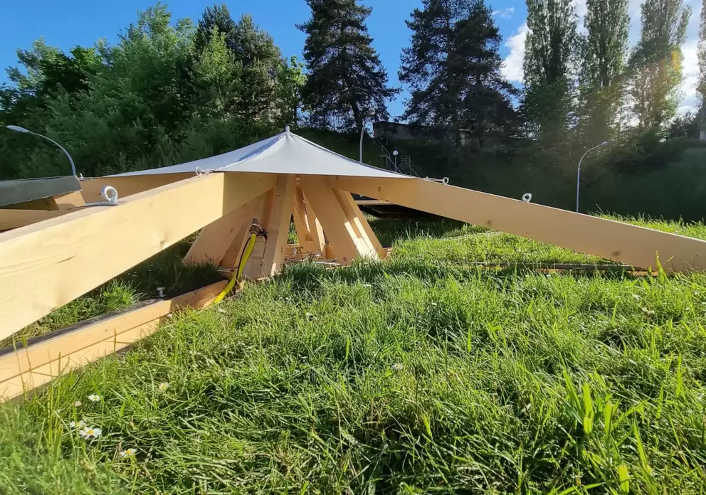 Un pavillon de recherche pour limiter les effets d'îlots de chaleur urbains