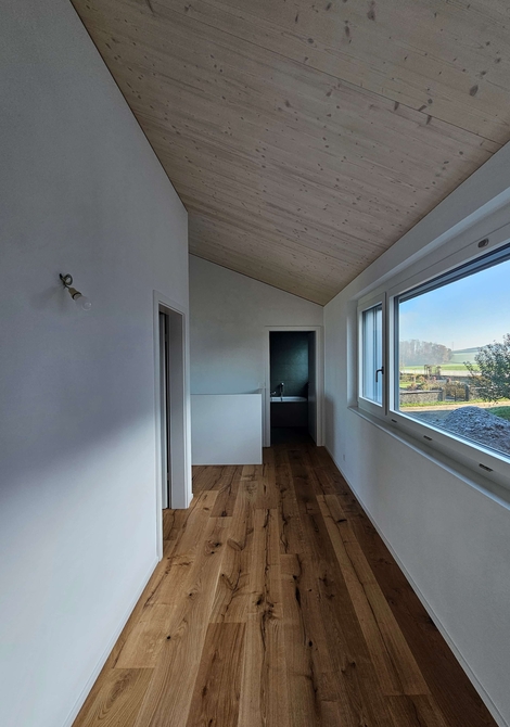 Maison familiale en bois à Middes, Fribourg