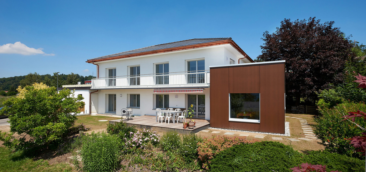 Rénovation énergétique et agrandissement d'une maison, Suisse