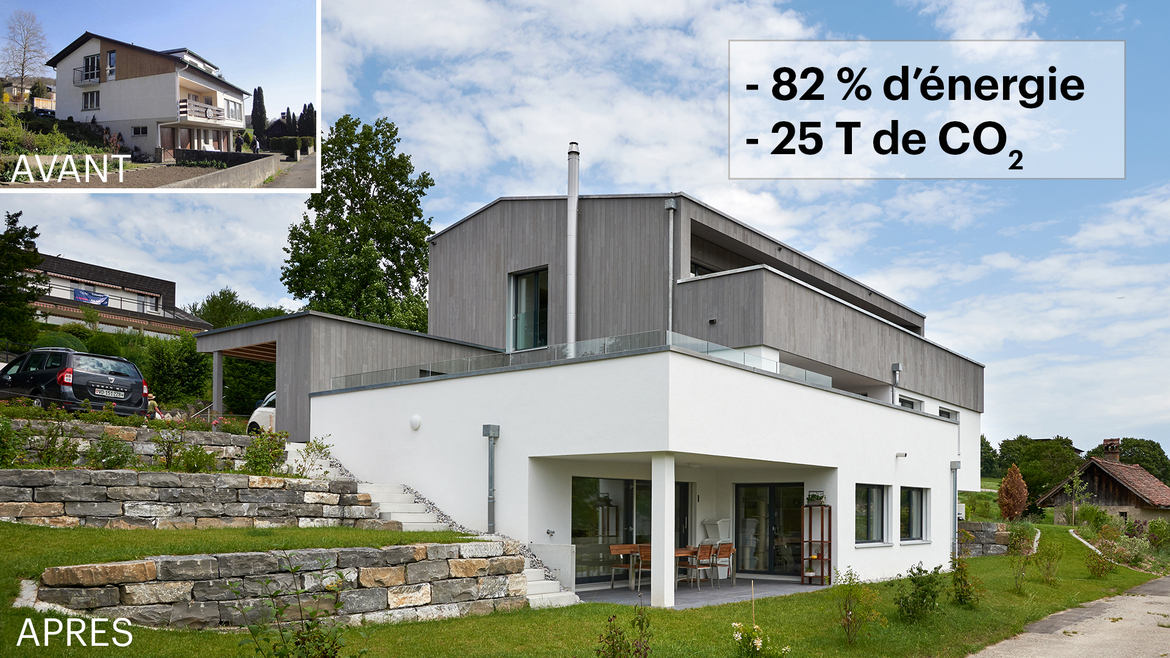 Rénovation à énergie positive d'une maison des années 60 Rénovation à énergie positive d'une maison des années 60