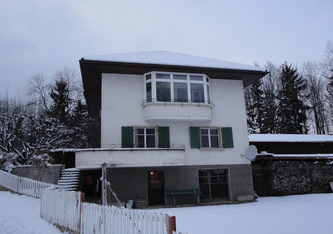 Rénovation énergétique Minergie d'une maison des années 50 en Gruyère à Fribourg: état avant rénovation