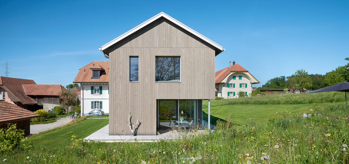 Maison à ossature bois à Fribourg