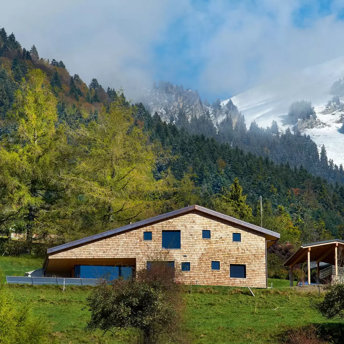 Construction de maison à Fribourg et en Suisse romande avec le bureau d'architectes LUTZ, le spécialiste de l'architecture écologique