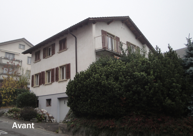 Rénovation d'une maison à Fribourg: état avant travaux