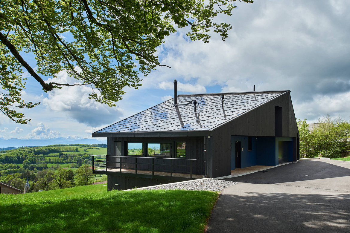 Exemple de maison à énergie positive en Suisse Exemple de maison à énergie positive en Suisse