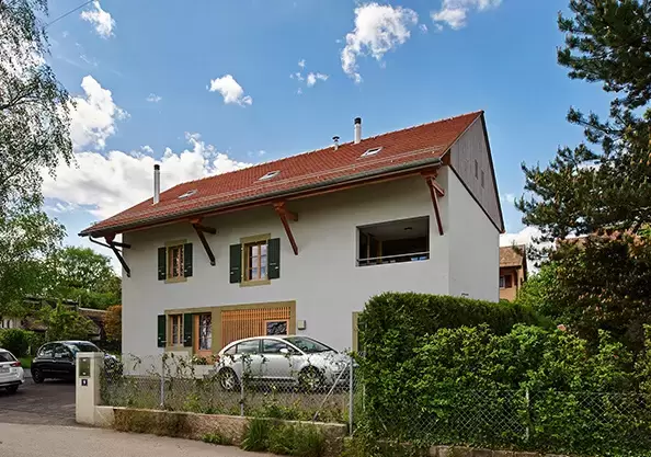 Rénovation d'une ancienne maison villageoise: état après travaux