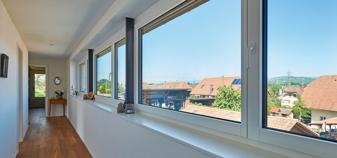 Maison à ossature bois à Fribourg