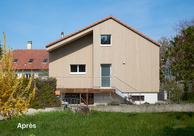 Démolition de la maison existante et reconstruction d'une petite maison en bois