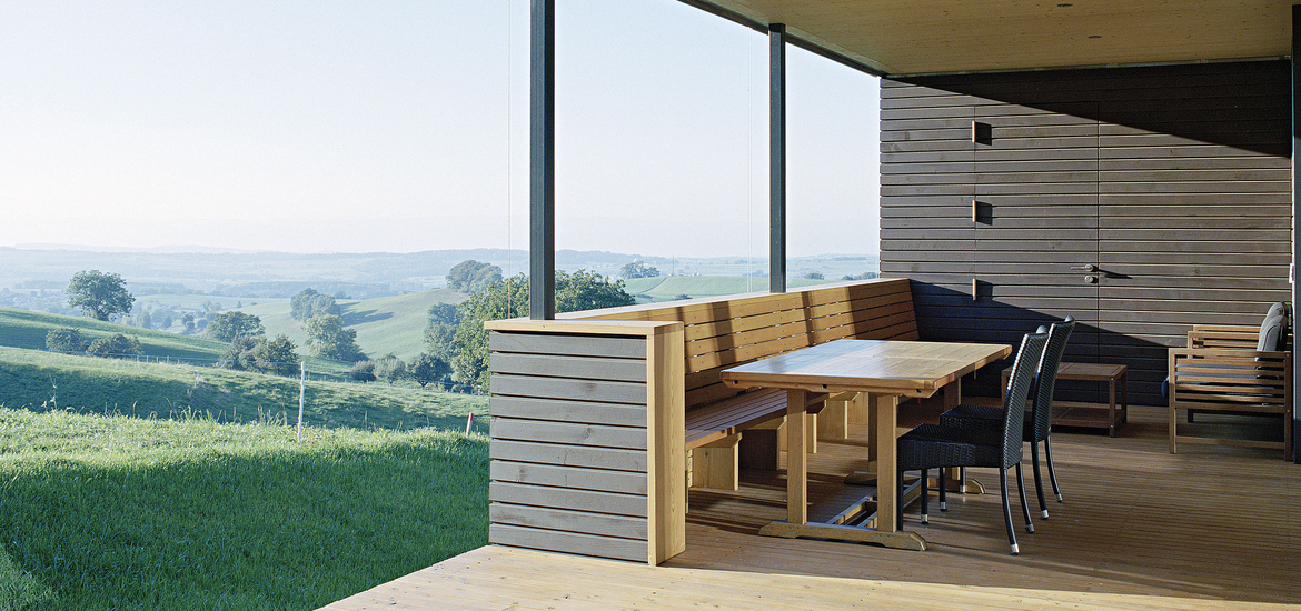 Maison à ossature bois écologique Minergie