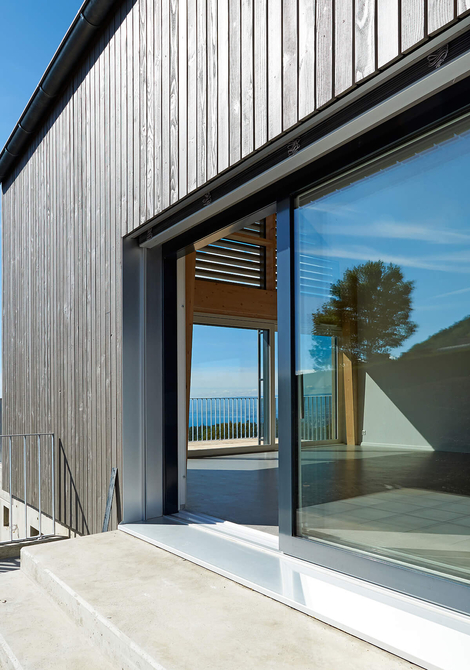 Maison bois contemporaine dans le Lavaux