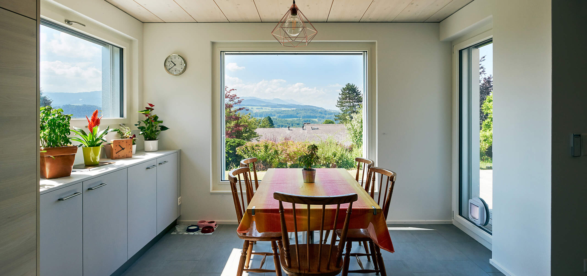 Rénovation énergétique et agrandissement d'une maison, Suisse