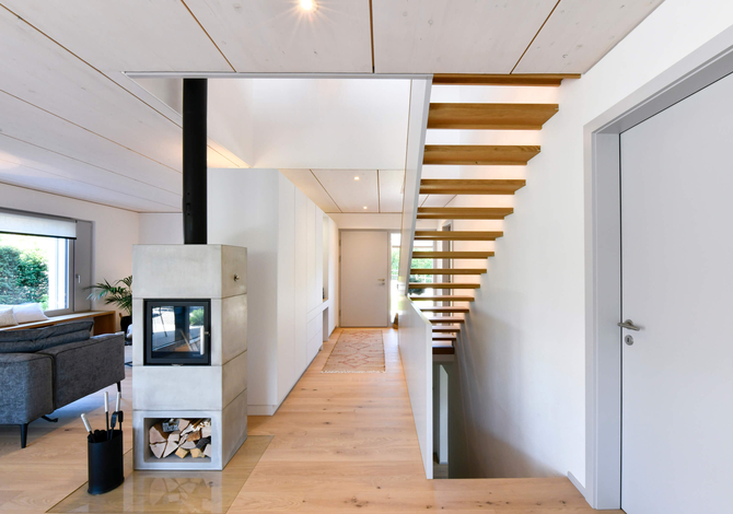 Construction d'une maison préfabriquée bois