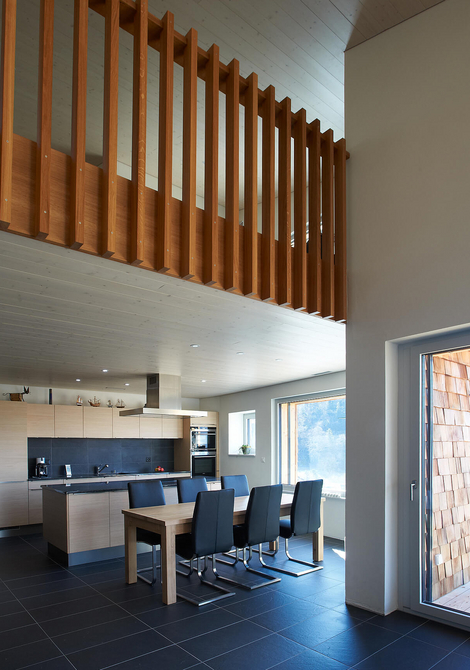 Construction d'un chalet contemporain en bois Minergie-P