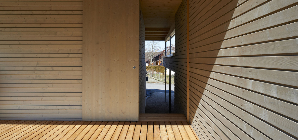 Maison familiale écologique à ossature bois en Valais