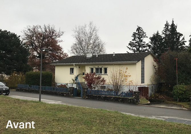 Rénovation énergétique et agrandissement bois d'une maison des années 60: état avant travaux