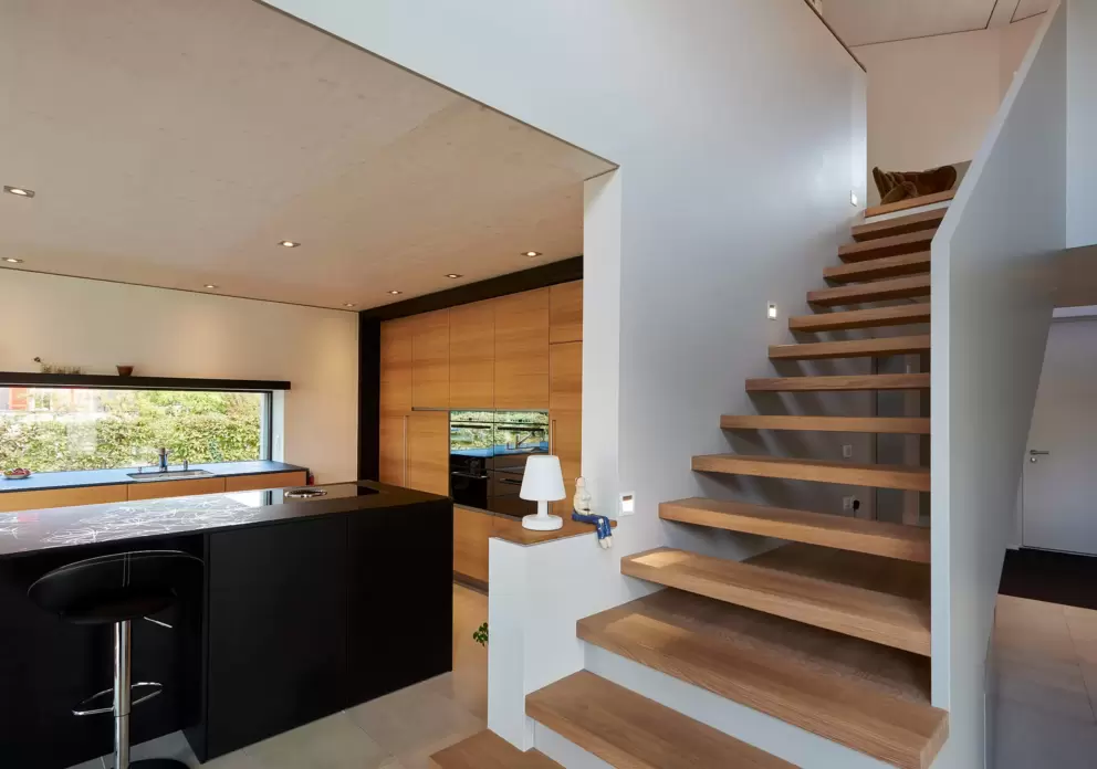 Maison à ossature bois Minergie-P dans le district du Lac