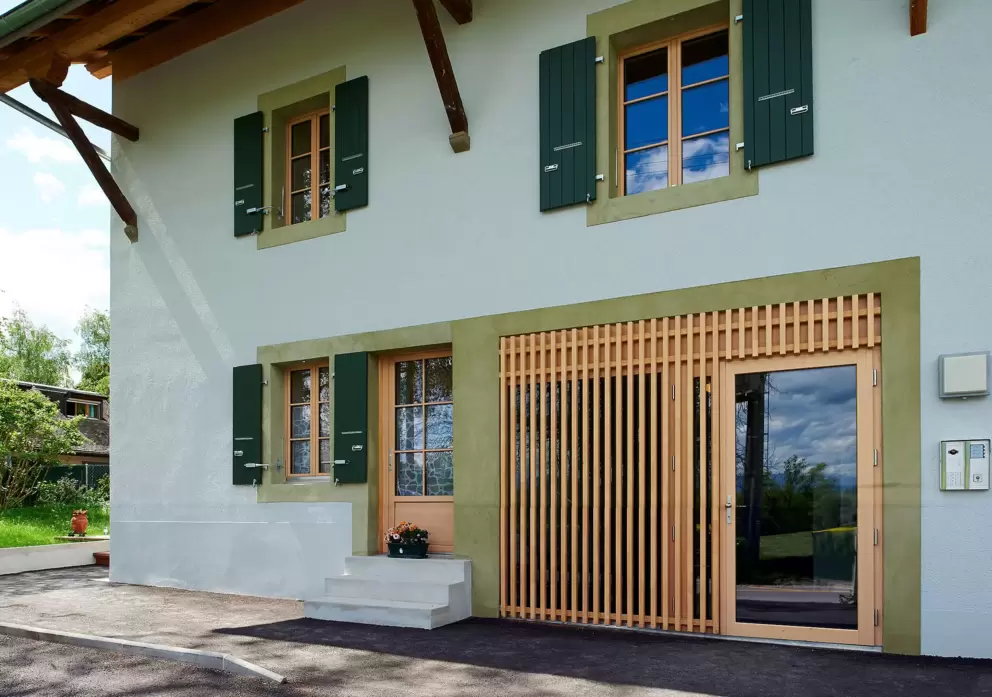 Rénovation Minergie d'une ancienne maison villageoise 