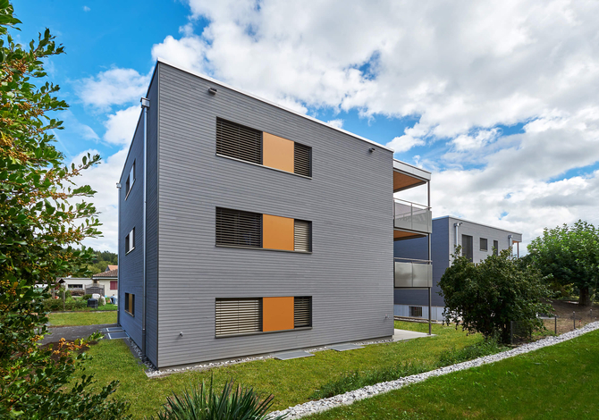 Densification douce de la parcelle avec construction d'un immeuble Minergie-P en bois