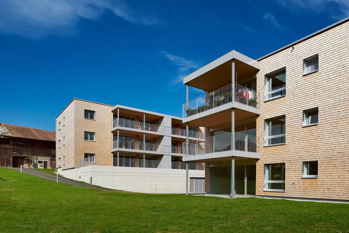 Deux immeubles en bois Minergie-P-Eco à Riaz