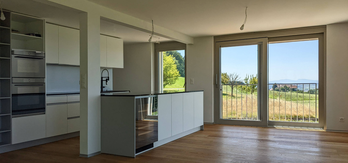 Rénovation Minergie d'une maison des années 60 à Fribourg