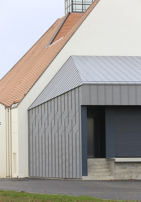 Assainissement thermique Minergie de la salle de spectacles La Prillaz à Estavayer-Le-Lac