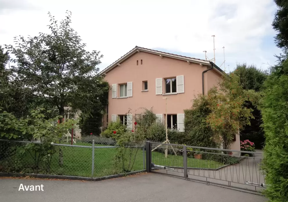 Surélévation et agrandissement Minergie d'une maison des années 50: exemple de densification douce des zones villas